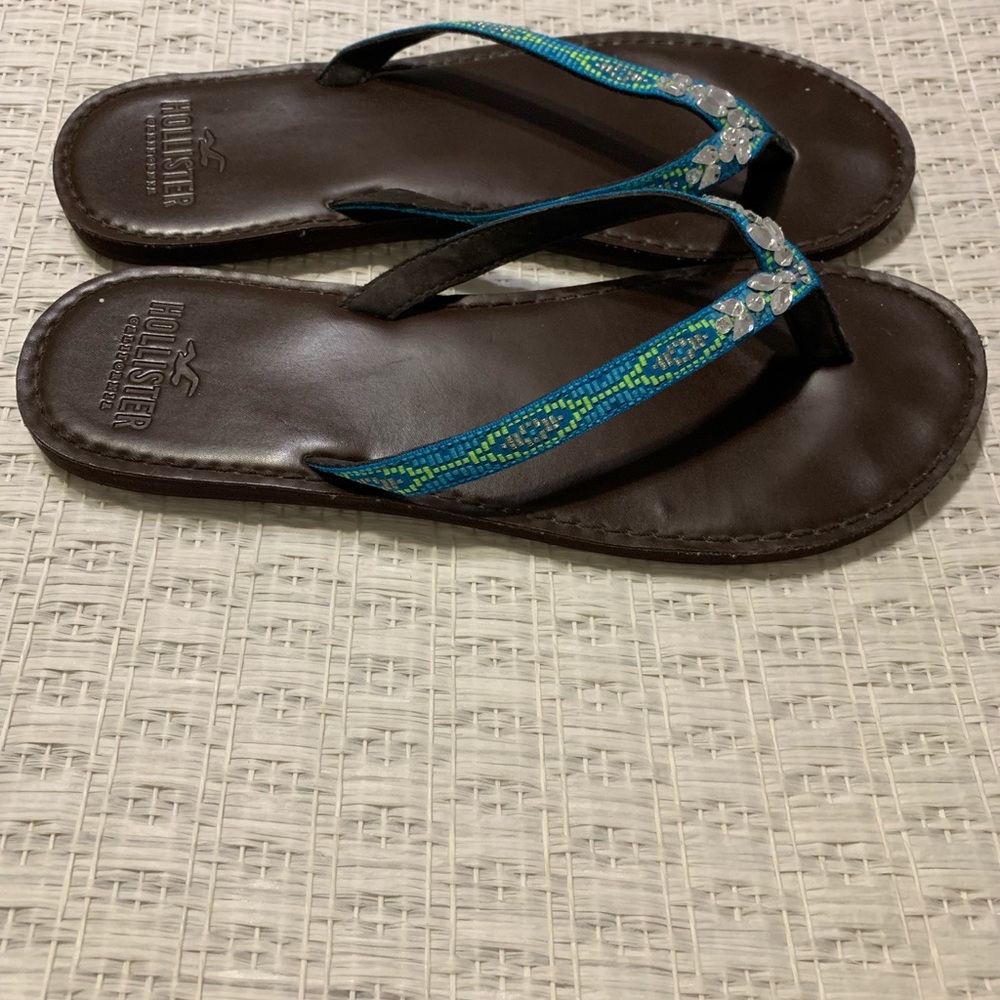 Hollister Leather Sandals - Picture 2 of 4